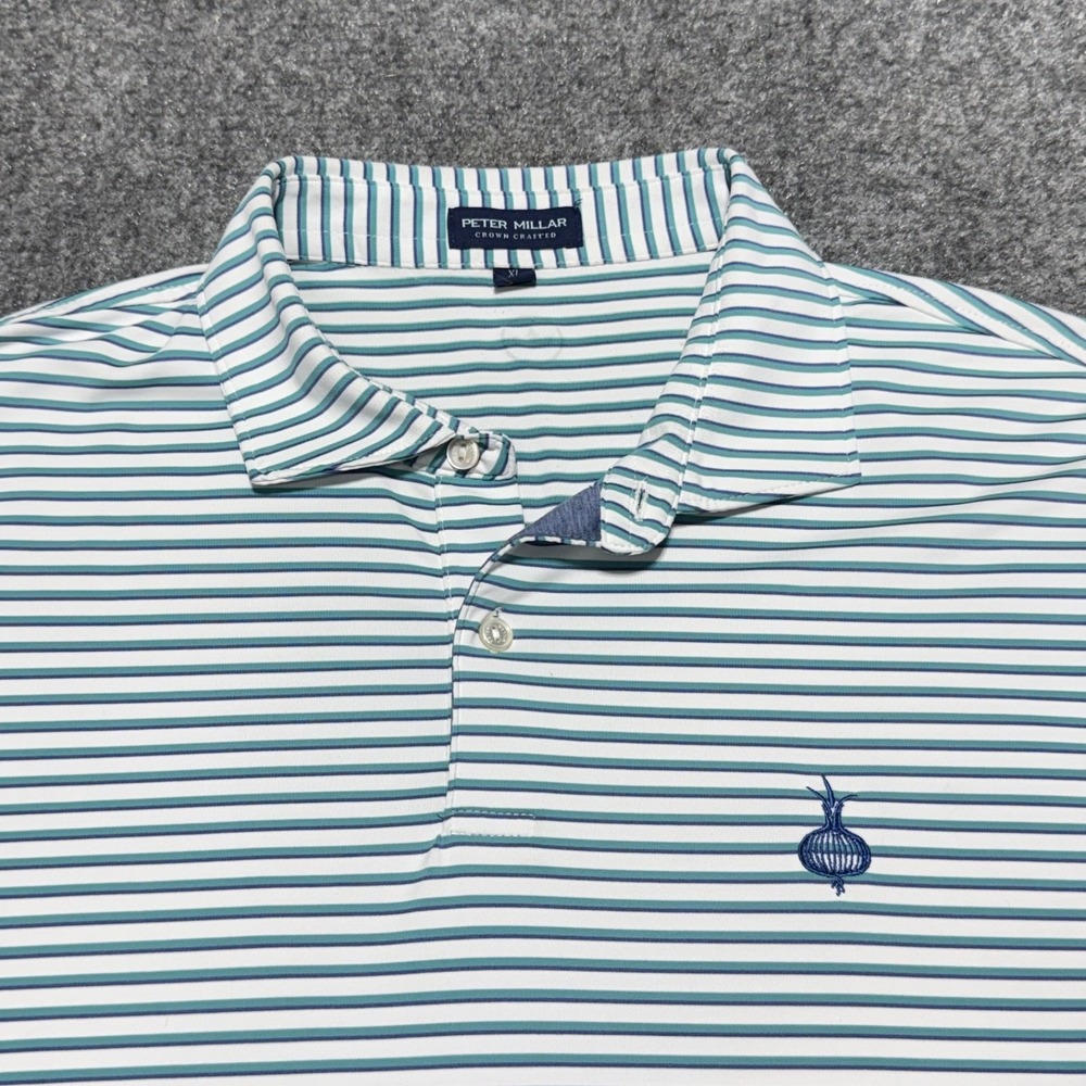 Peter Millar Crown Crafted Polo Shirt Mens XL Ohoopee Match Club Golf Georgia